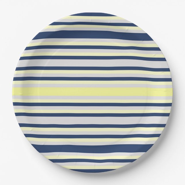 Stripes Paper Plates (Front)