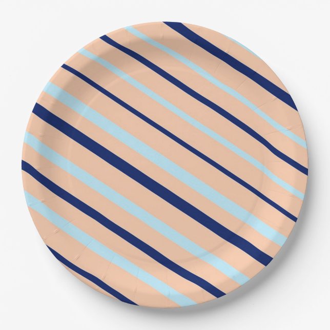 Stripes Paper Plates (Front)