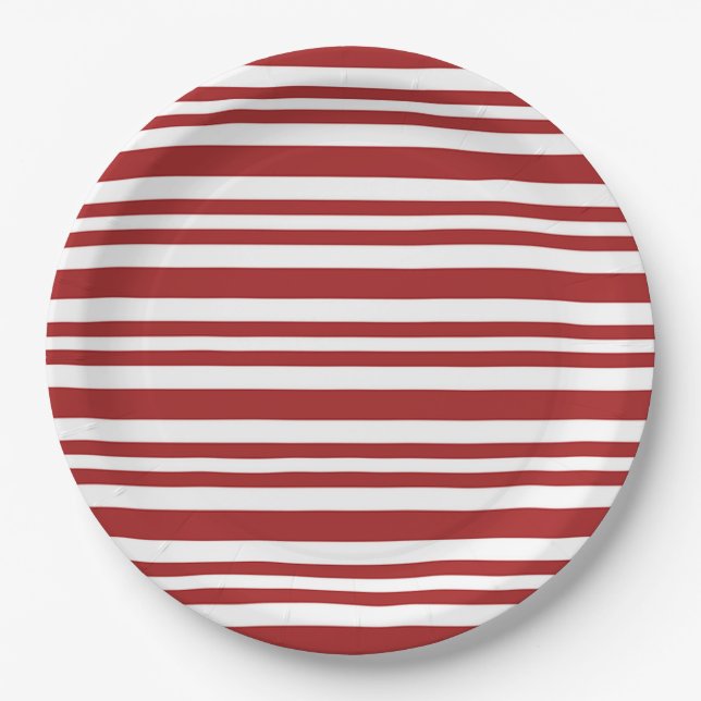 Stripes Paper Plates (Front)