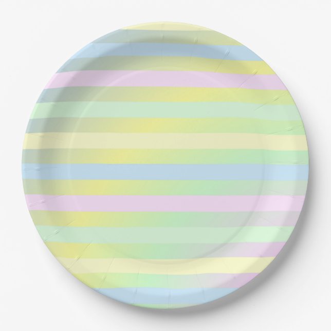 Stripes Paper Plates (Front)
