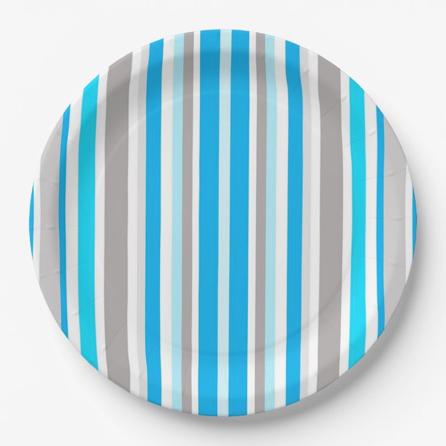 Stripes Paper Plates (Front)