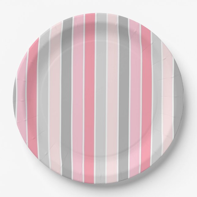 Stripes Paper Plates (Front)