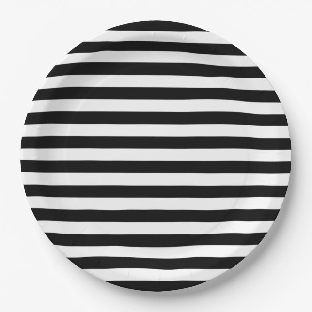 Stripes Paper Plates (Front)
