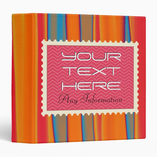 Stripes pattern | Abstract art binders 2 (Front/Spine)