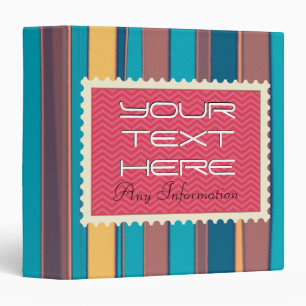 Stripes pattern Abstract art binders 20