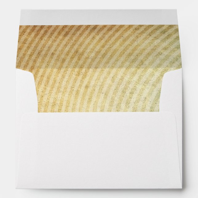 Stripes pattern background envelope (Back (Bottom))