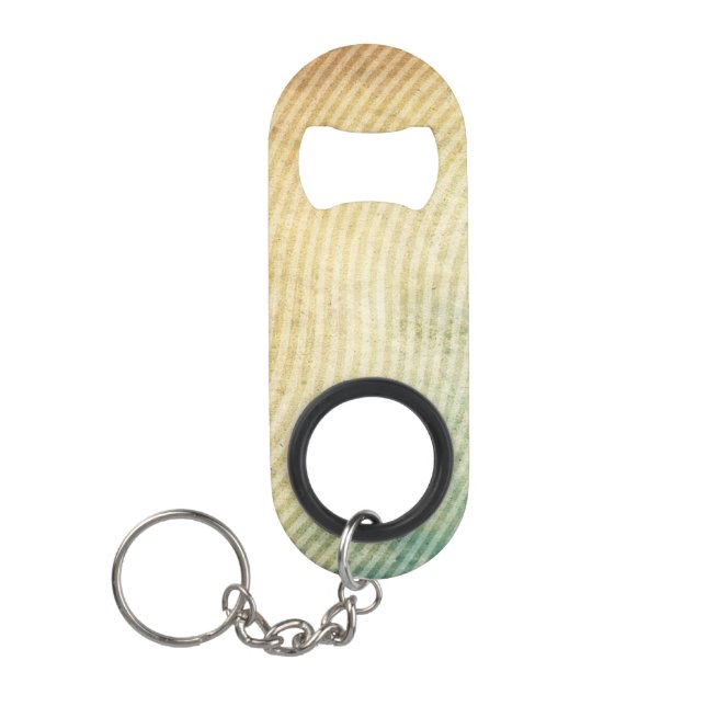 Stripes pattern background keychain bottle opener (Front)