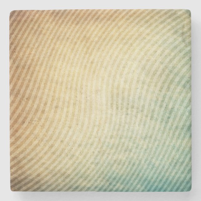 Stripes pattern background stone coaster (Front)