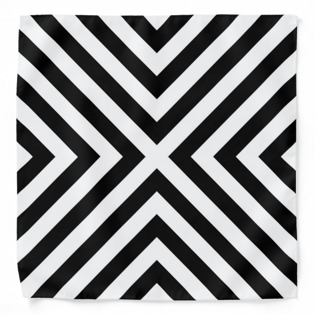 Stripes Pattern Bandana (Front)