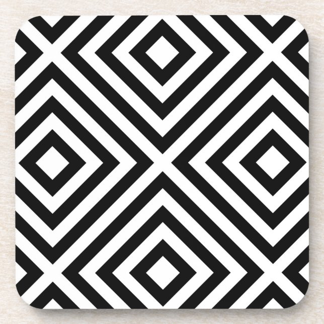 Stripes Pattern Coaster (Front)