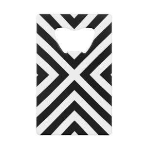 Stripes Pattern Credit Card Bottle Opener