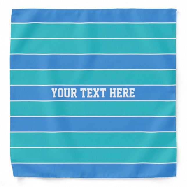 Stripes Pattern custom bandana (Front)