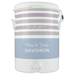 Stripes Pattern custom beverage coolers Cooler