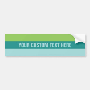 Stripes Pattern custom bumpersticker Bumper Sticker