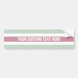 Stripes Pattern custom bumpersticker Bumper Sticker