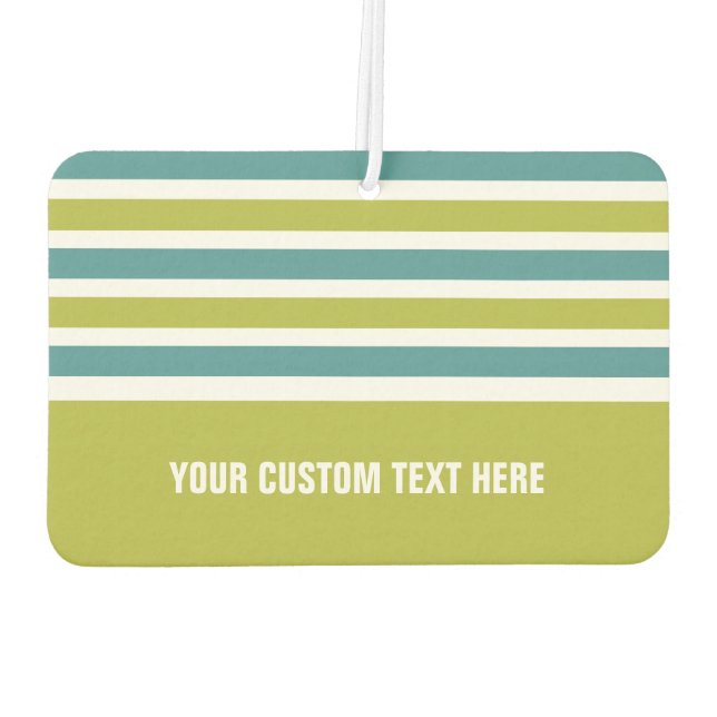 Stripes Pattern custom car air freshner Car Air Freshener (Back)