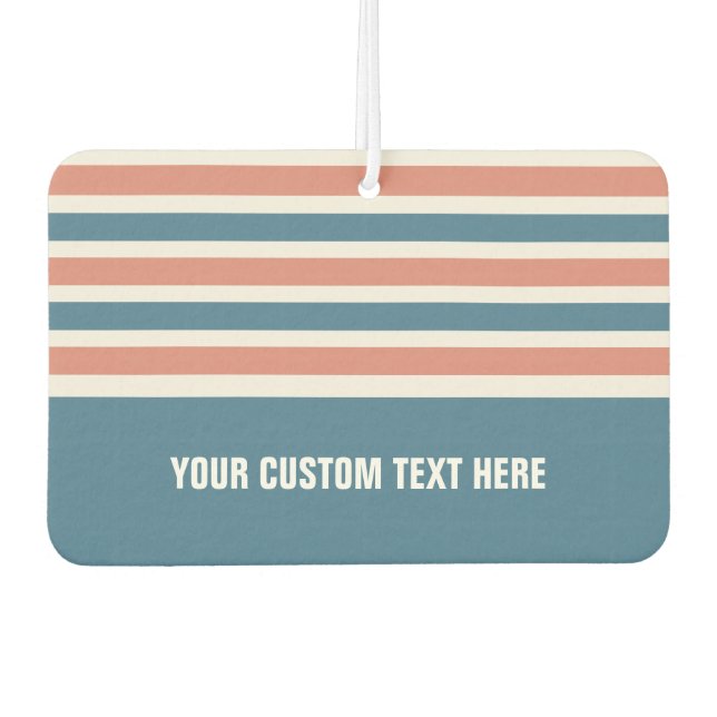 Stripes Pattern custom car air freshner Freshener (Front)