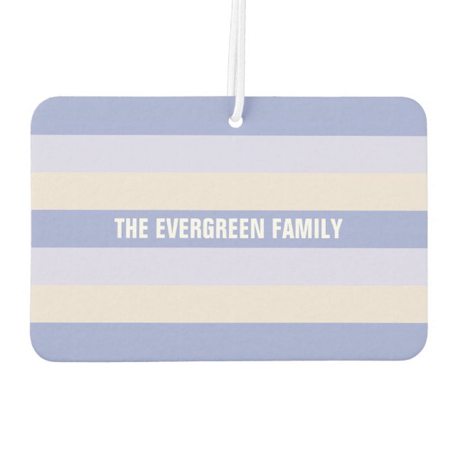 Stripes Pattern custom car air freshner Freshener (Back)
