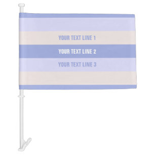 Stripes Pattern custom car flag