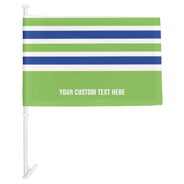 Stripes Pattern custom car flag (Front)