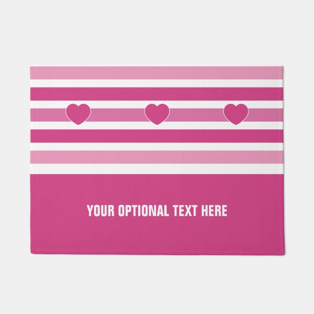 Stripes Pattern custom door mats (Front)