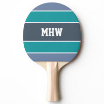 Stripes Pattern custom monogram ping pong paddle Stripes Pattern custom monogram ping pong paddle