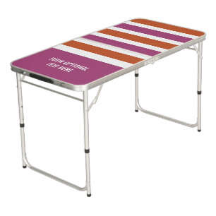Stripes Pattern custom ping pong table