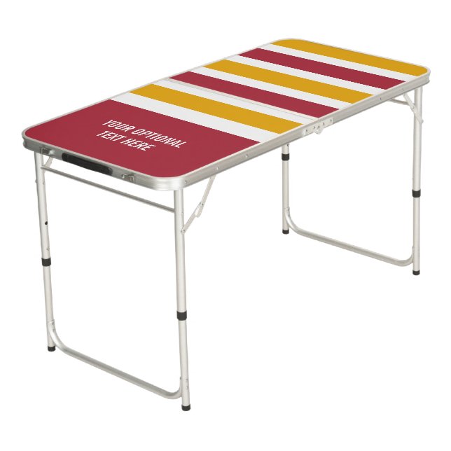 Stripes Pattern custom ping pong table (Angled)