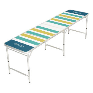 Stripes Pattern custom ping pong table