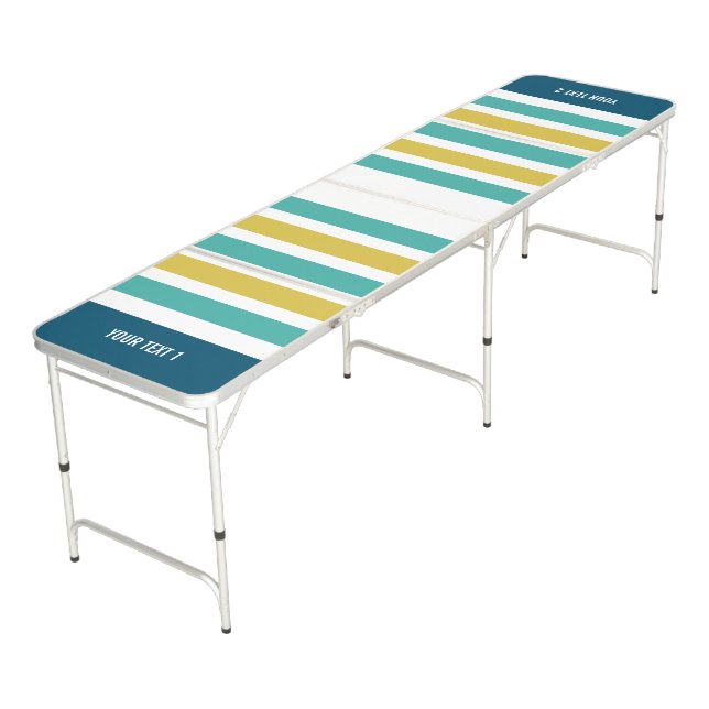 Stripes Pattern custom ping pong table (Angled)