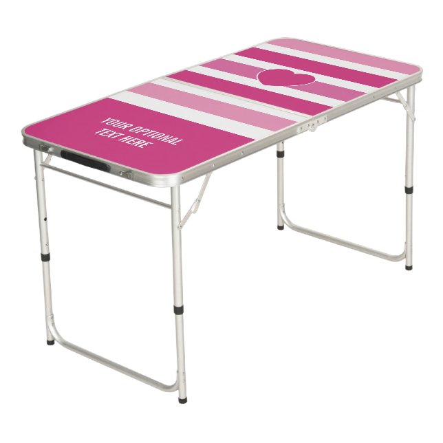 Stripes Pattern custom ping pong table (Angled)