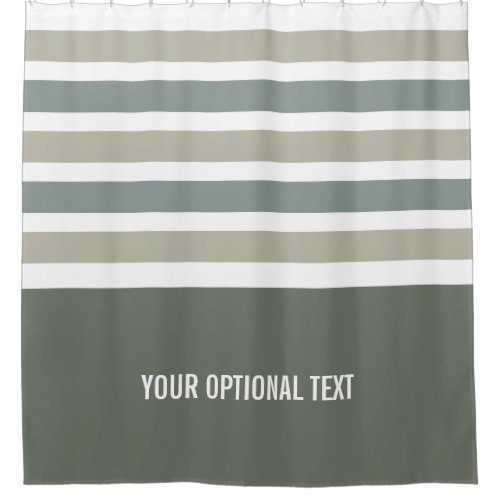 Stripes Pattern custom shower curtain