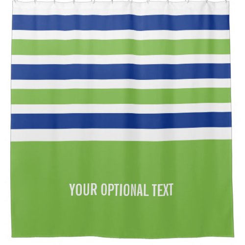 Stripes Pattern custom shower curtain