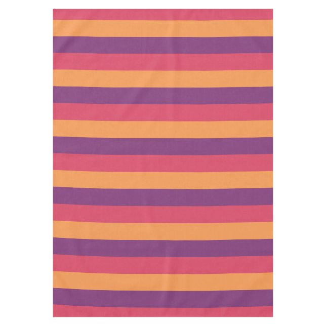 Stripes Pattern custom table cloths (Front)