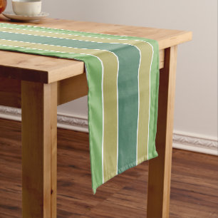 Stripes Pattern custom text table runner