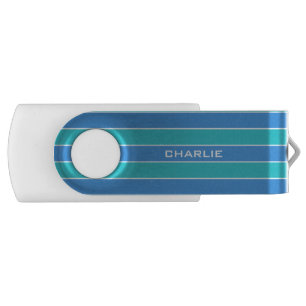 Stripes Pattern custom USB drives