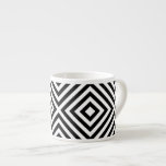 Stripes Pattern Espresso Cup