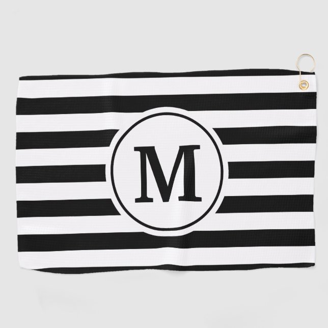 Stripes Pattern Golf Towel (Horizontal)