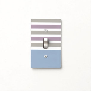 Stripes Pattern light switch cover
