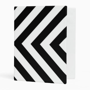 Stripes Pattern Mini Binder