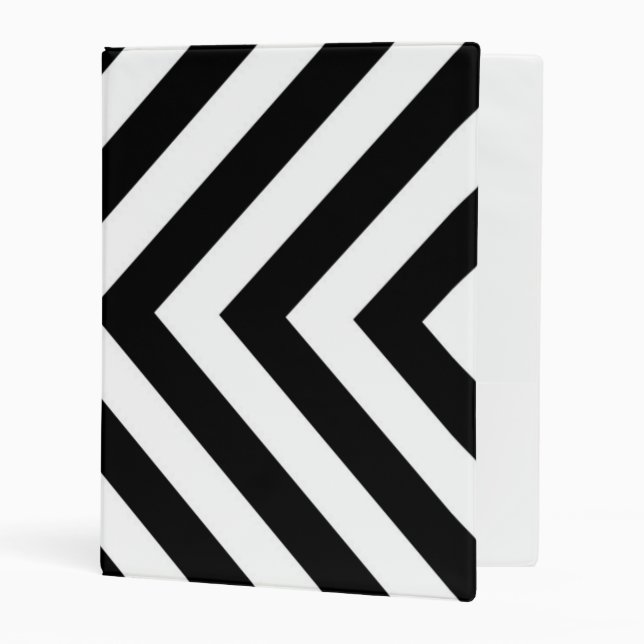 Stripes Pattern Mini Binder (Front/Inside)
