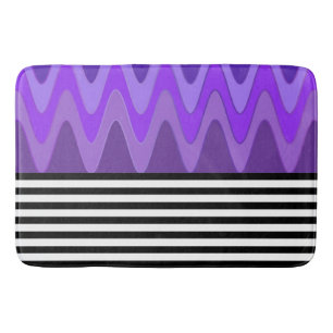 Stripes & Pattern Mix + your ideas Bathroom Mat