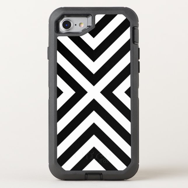 Stripes Pattern Otterbox iPhone Case (Back)