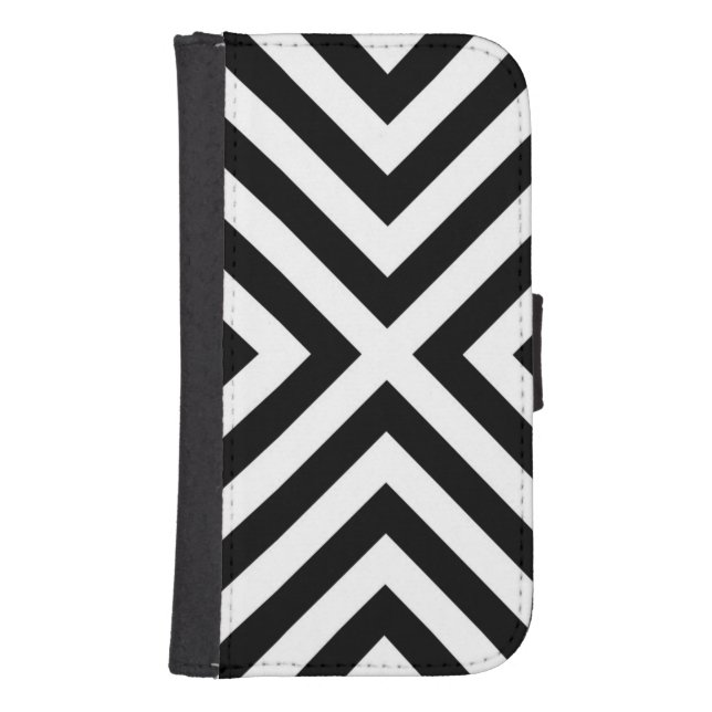 Stripes Pattern Samsung Galaxy Wallet Case (Front)