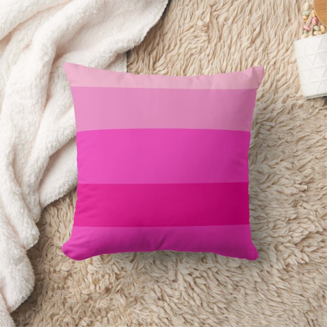 Stripes Pattern Throw Pillow (Blanket)