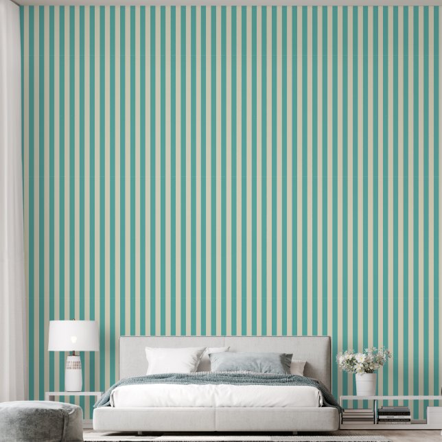 Stripes pattern wallpaper  (Bedroom)