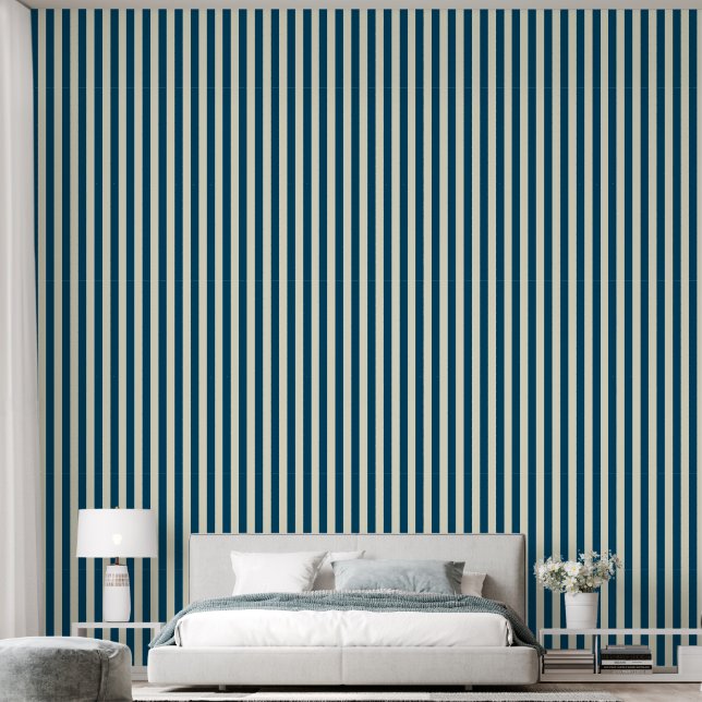 Stripes pattern wallpaper  (Bedroom)