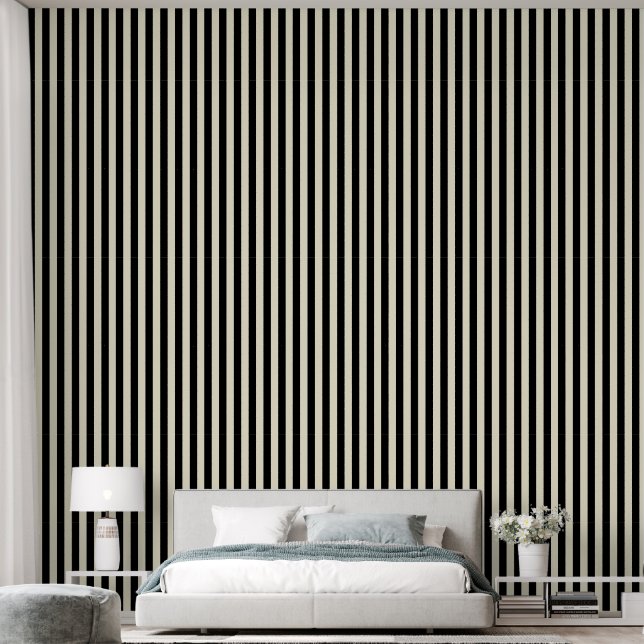Stripes pattern wallpaper  (Bedroom)