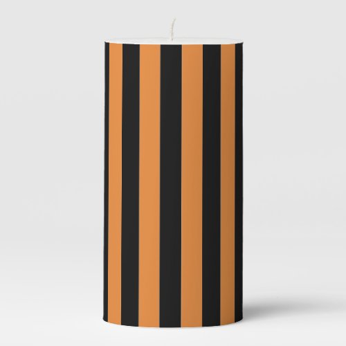 Stripes Pillar Candle