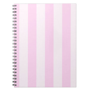 Stripes - Pink and Light Pink Notebook